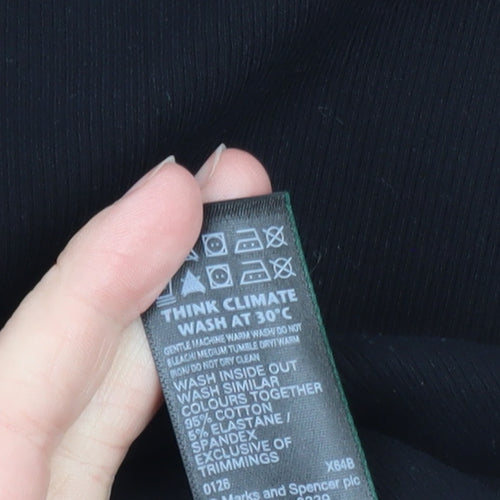 Marks and Spencer Women’s Black Petite Size 16 Bodycon Dress
