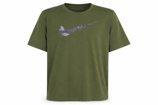 Front view of Nike Men's Green Dri-Fit Crew Neck T-Shirt XXL