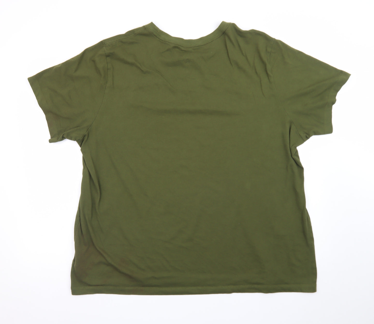 Nike Men's Green Dri-Fit Crew Neck T-Shirt XXL