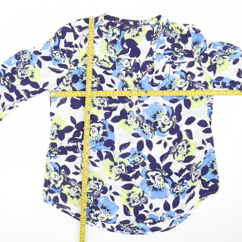 Marks and Spencer Women's Multicoloured Floral Tunic Blouse UK 14