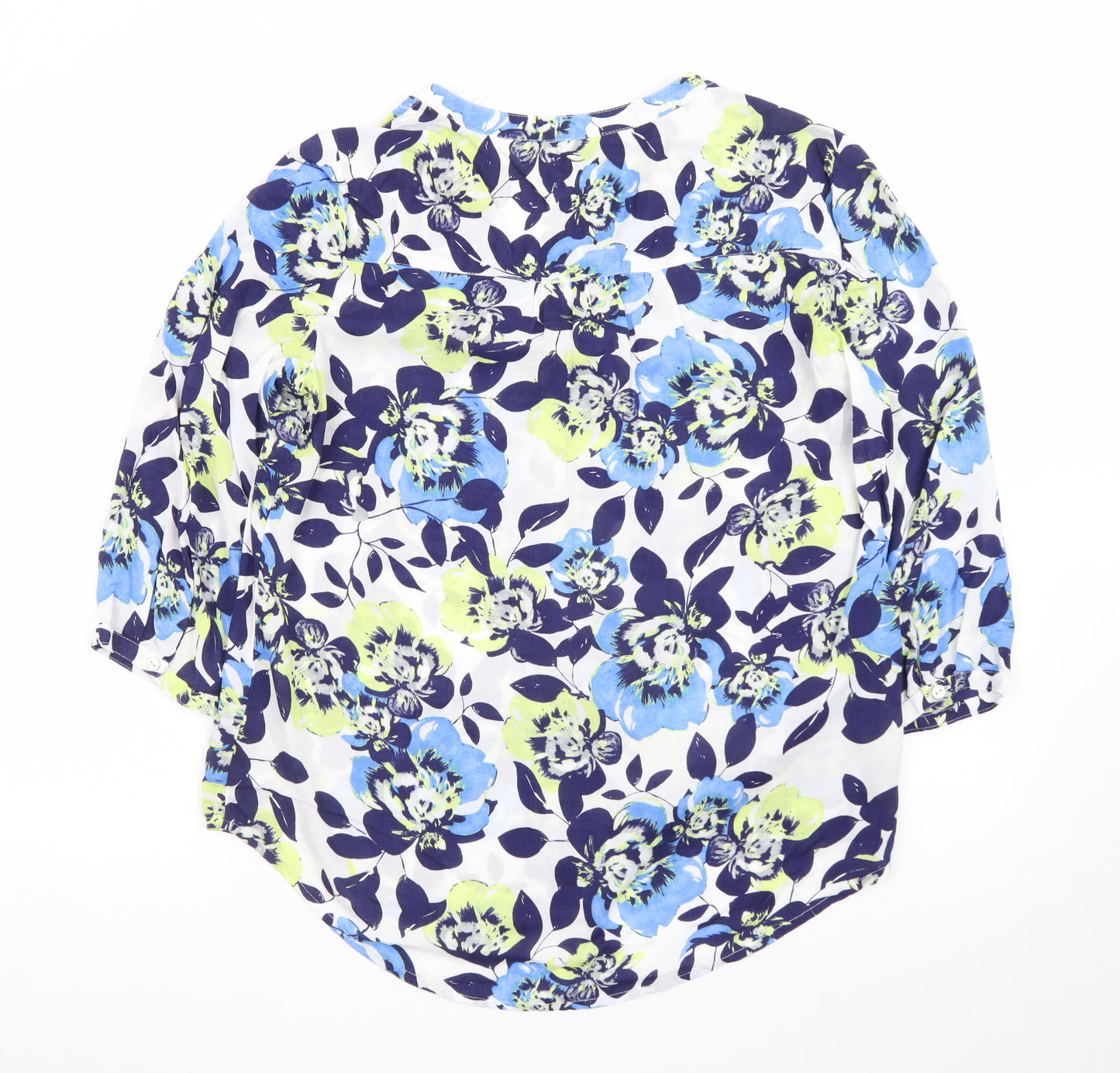 Marks and Spencer Women's Multicoloured Floral Tunic Blouse UK 14