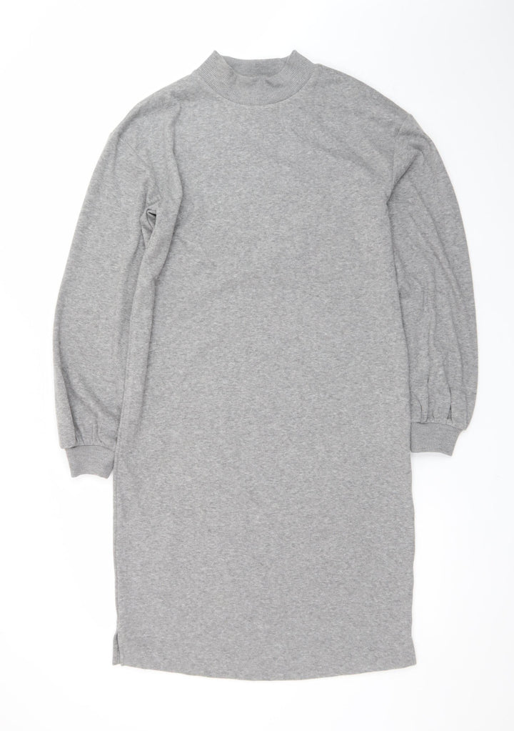 Marks and Spencer Women’s Grey Long Sleeve T-Shirt Dress Size 10