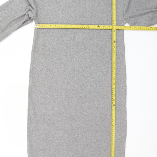 Marks and Spencer Women’s Grey Long Sleeve T-Shirt Dress Size 10
