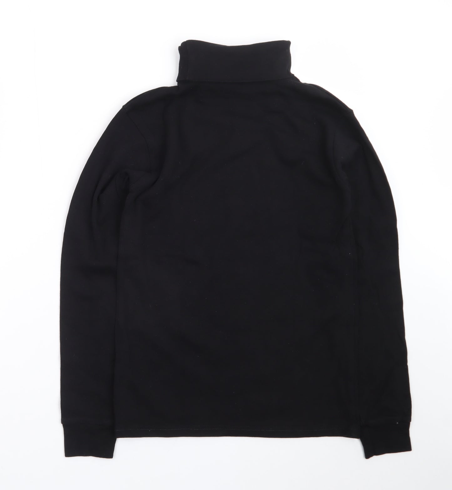 Bahob Women's Black Roll Neck Long Sleeve Basic Top Size S