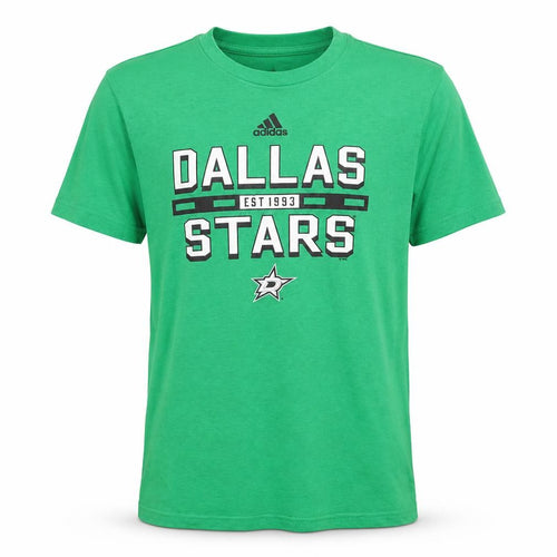 Adidas Men's Green Dallas Stars Graphic Short Sleeve T-Shirt M