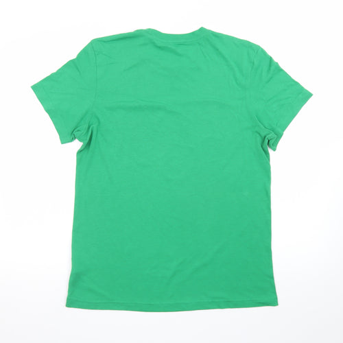 Adidas Men's Green Dallas Stars Graphic Short Sleeve T-Shirt M