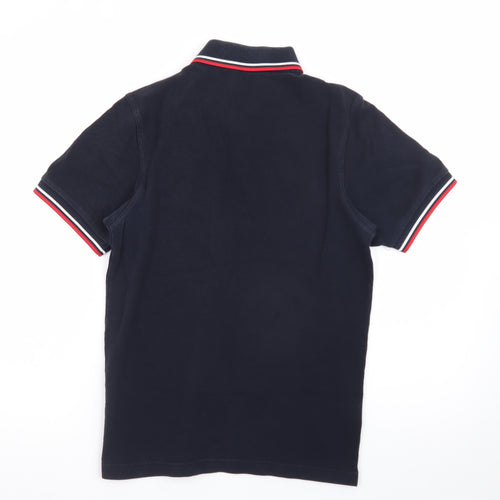 Fred Perry Men's Black XS Cotton Twin Tipped Polo Shirt