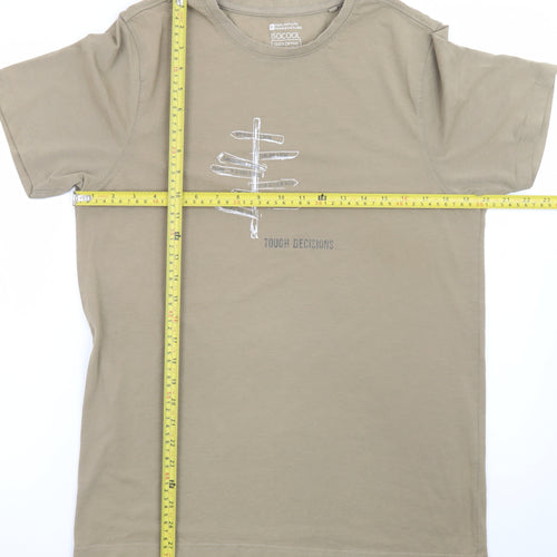 Mountain Warehouse Men's Beige ISOCool Quick Dry T-Shirt M