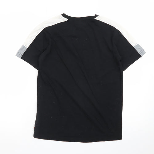 Levi's Teens Black 14 Plus Crew Neck Short Sleeve Cotton T-Shirt