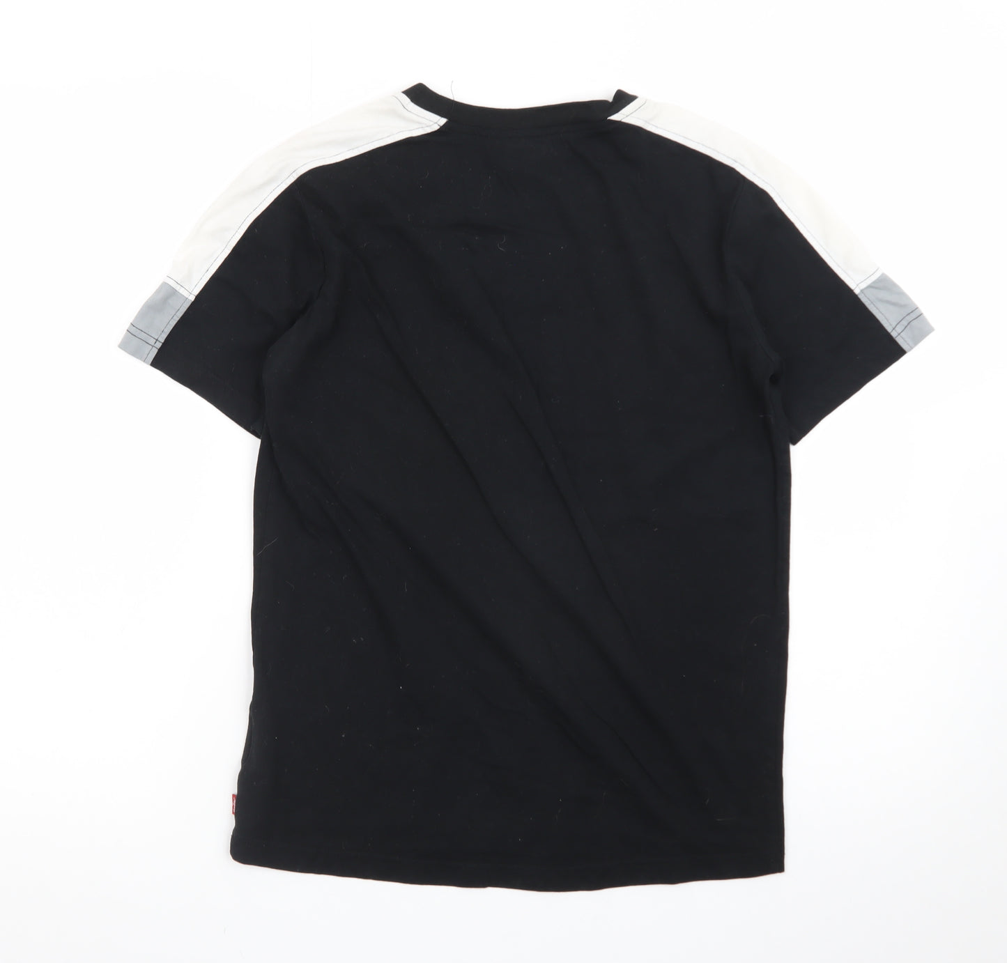 Levi's Teens Black 14 Plus Crew Neck Short Sleeve Cotton T-Shirt