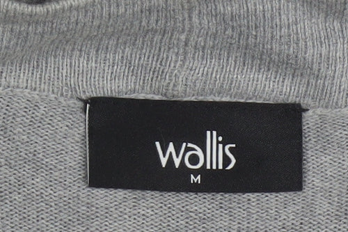 Wallis Women’s Grey Longline Knit Cardigan Size 14