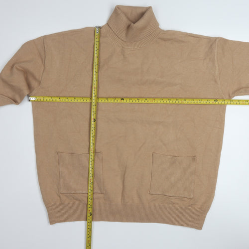 Wallis Womens Beige Roll Neck Pullover Jumper M