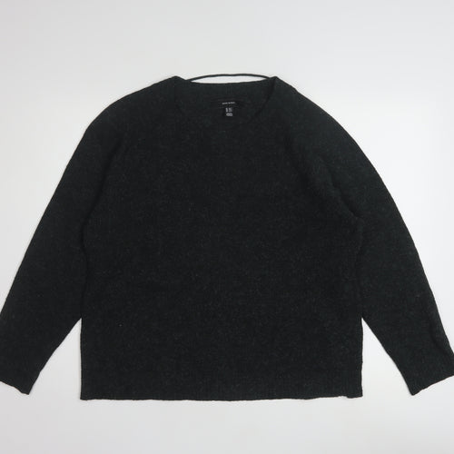 Vero Moda Women’s Black Knit Crew Neck Pullover Jumper Size L