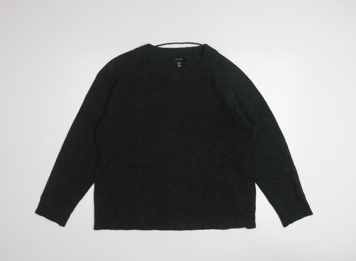 Vero Moda Women’s Black Knit Crew Neck Pullover Jumper Size L