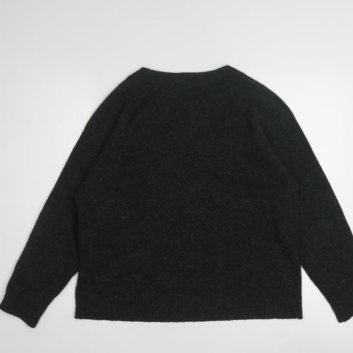 Vero Moda Women’s Black Knit Crew Neck Pullover Jumper Size L