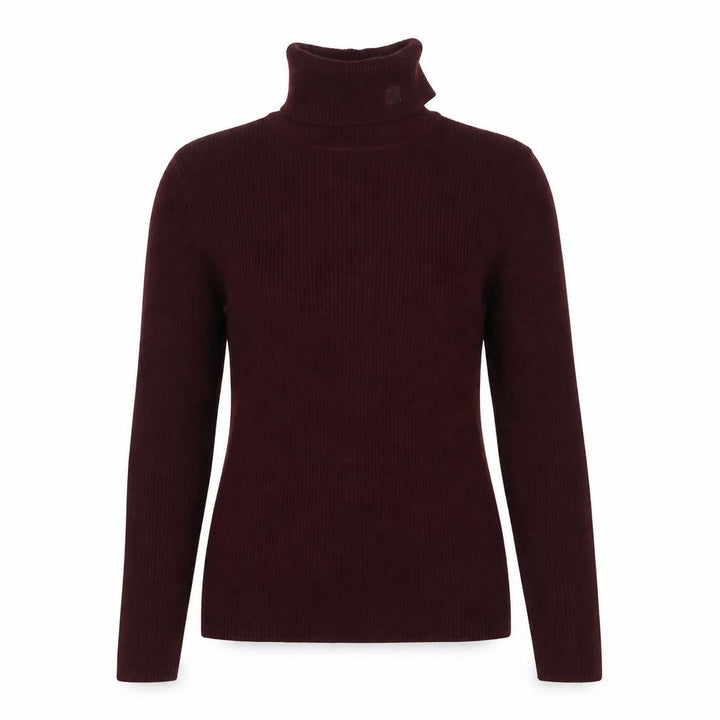Ralph Lauren Women’s Petite Red Cotton Roll Neck Jumper Size S