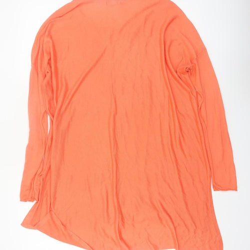 H&M Women’s Orange Long Sleeve Relaxed Tunic Jumper Size 12
