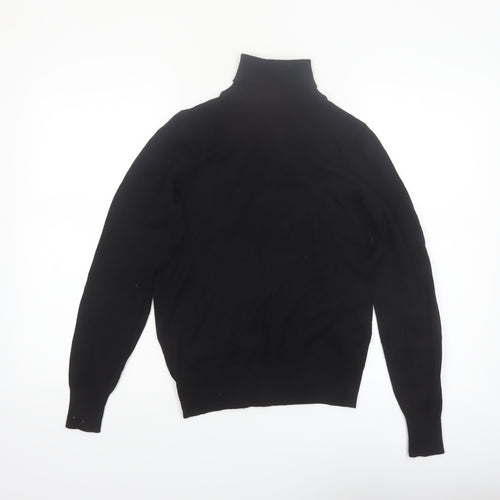 JD Williams Women’s Black Roll Neck Long Sleeve Knit Jumper Size 8/10