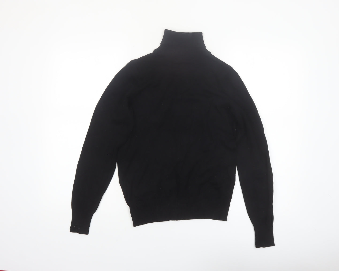 JD Williams Women’s Black Roll Neck Long Sleeve Knit Jumper Size 8/10