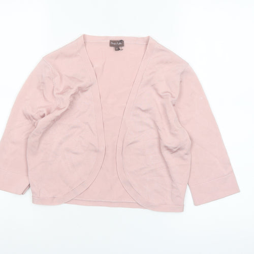 Phase Eight Women Pink Size 12 Lightweight Knit Cardigan