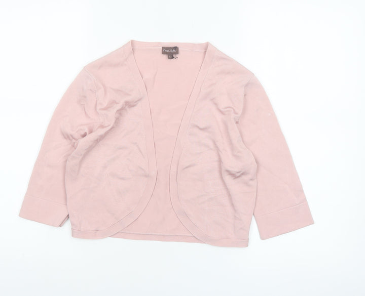 Phase Eight Women Pink Size 12 Lightweight Knit Cardigan