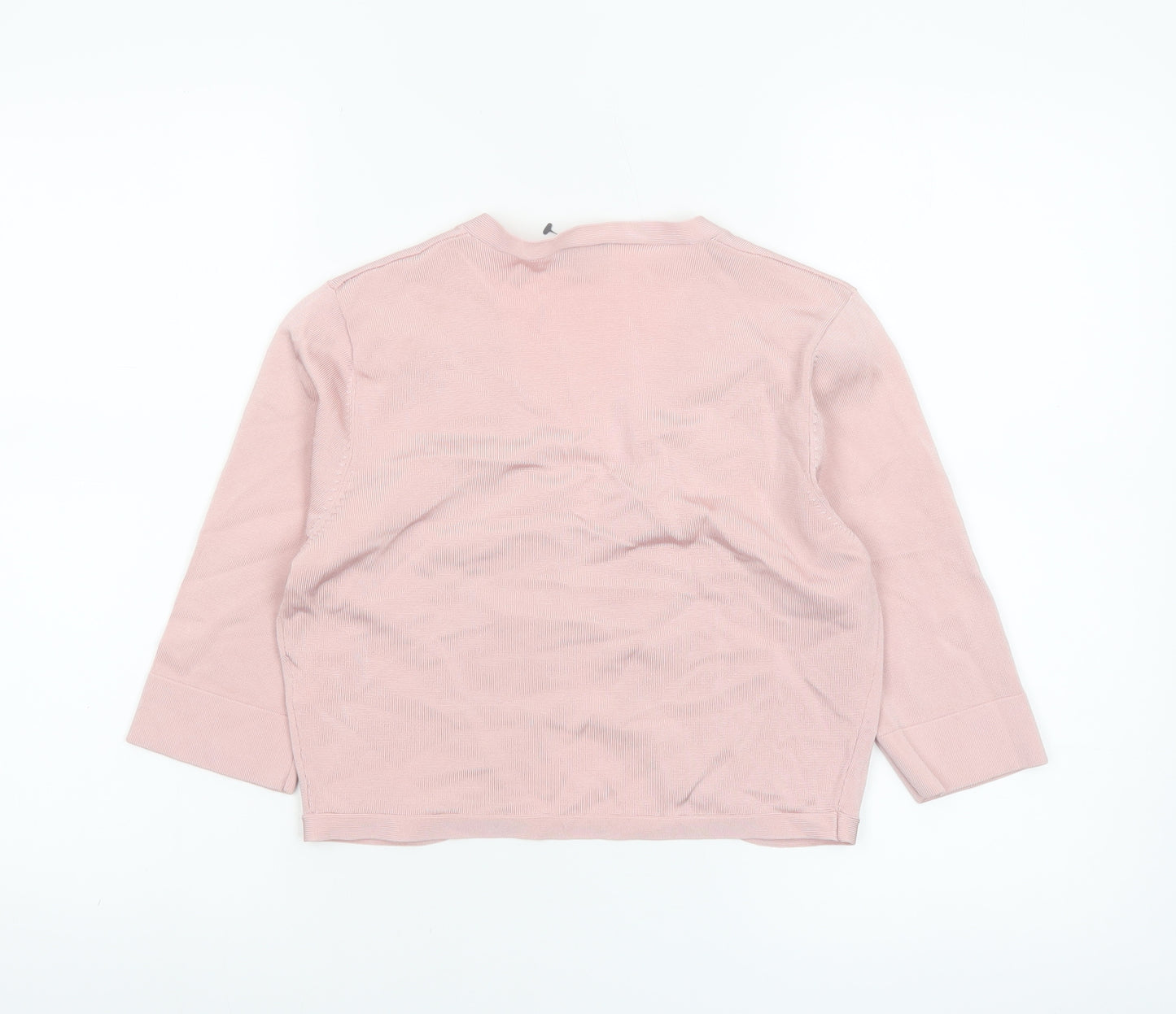 Phase Eight Women Pink Size 12 Lightweight Knit Cardigan