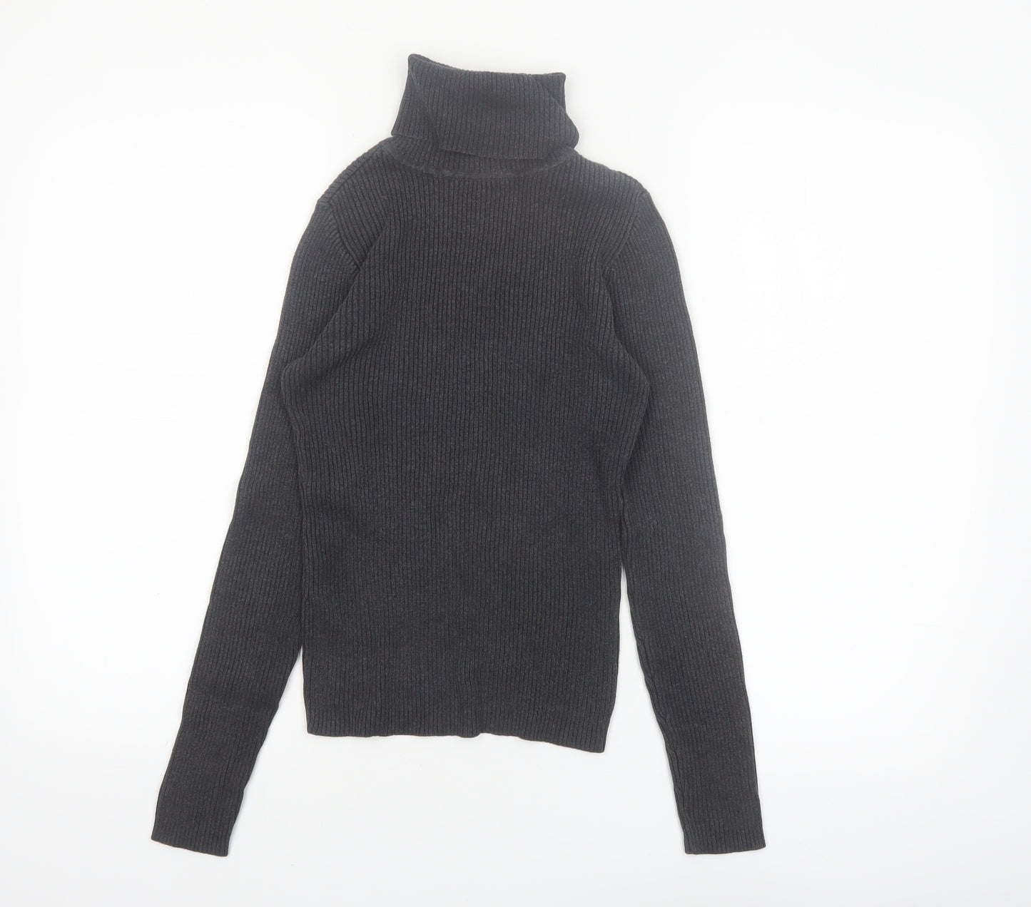 GAP Women’s Black Roll Neck Cotton Jumper XS