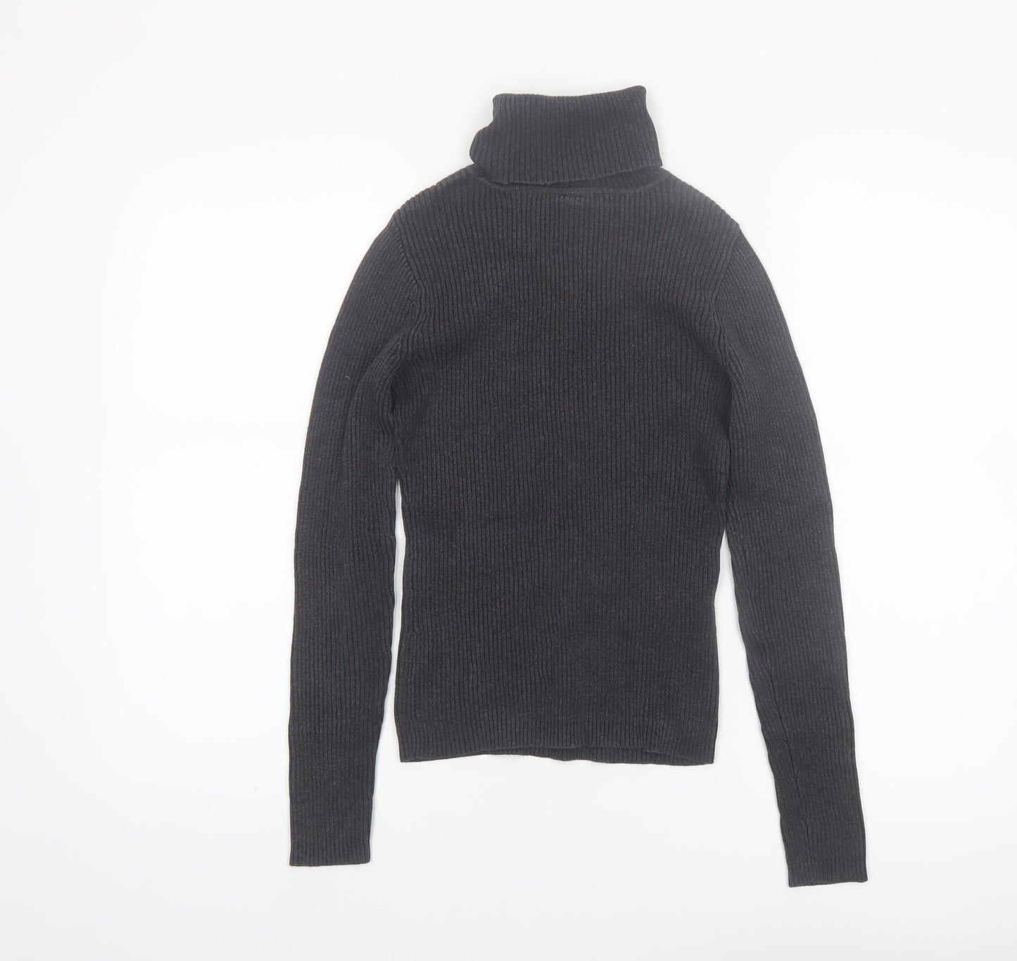 GAP Women’s Black Roll Neck Cotton Jumper XS