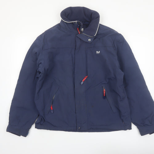 Crew Clothing Co. Men’s Blue M Mid-Length Nylon Jacket