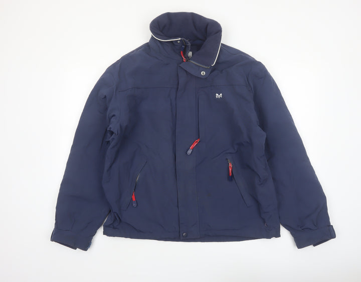 Crew Clothing Co. Men’s Blue M Mid-Length Nylon Jacket