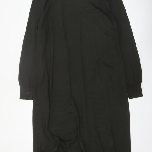 F&F Women’s Black Longline Open Knit Cardigan XL