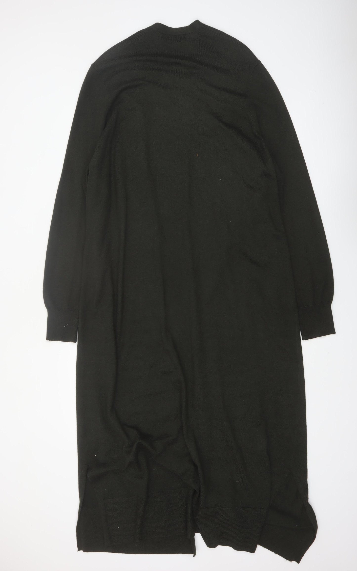 F&F Women’s Black Longline Open Knit Cardigan XL
