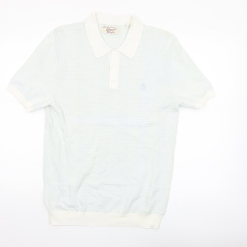 Original Penguin Men’s White Cotton Polo Shirt M Regular Fit