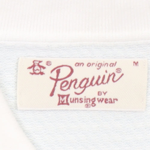 Original Penguin Men’s White Cotton Polo Shirt M Regular Fit