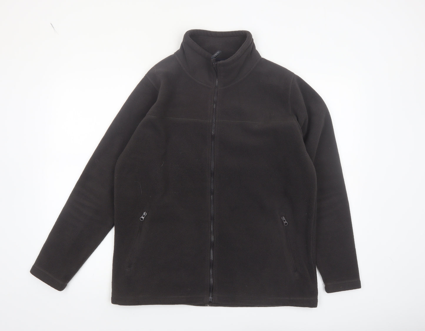 James Pringle Men's Black Fleece Full Zip Jacket Size S