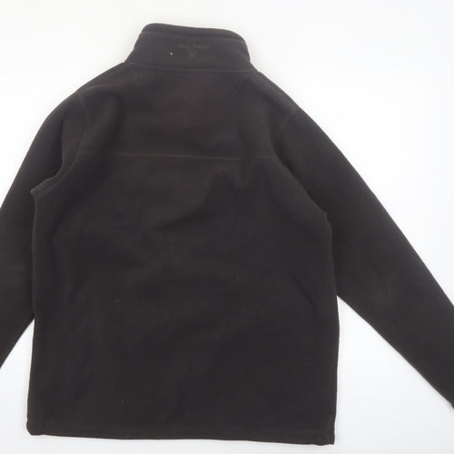 James Pringle Men's Black Fleece Full Zip Jacket Size S