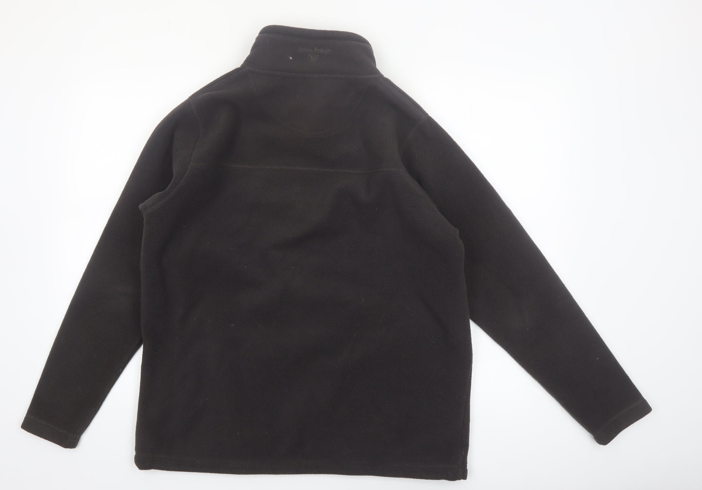 James Pringle Men's Black Fleece Full Zip Jacket Size S