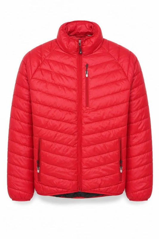 Clique Men's Red XL Puffer Jacket Lightweight Insulated Winter Coat