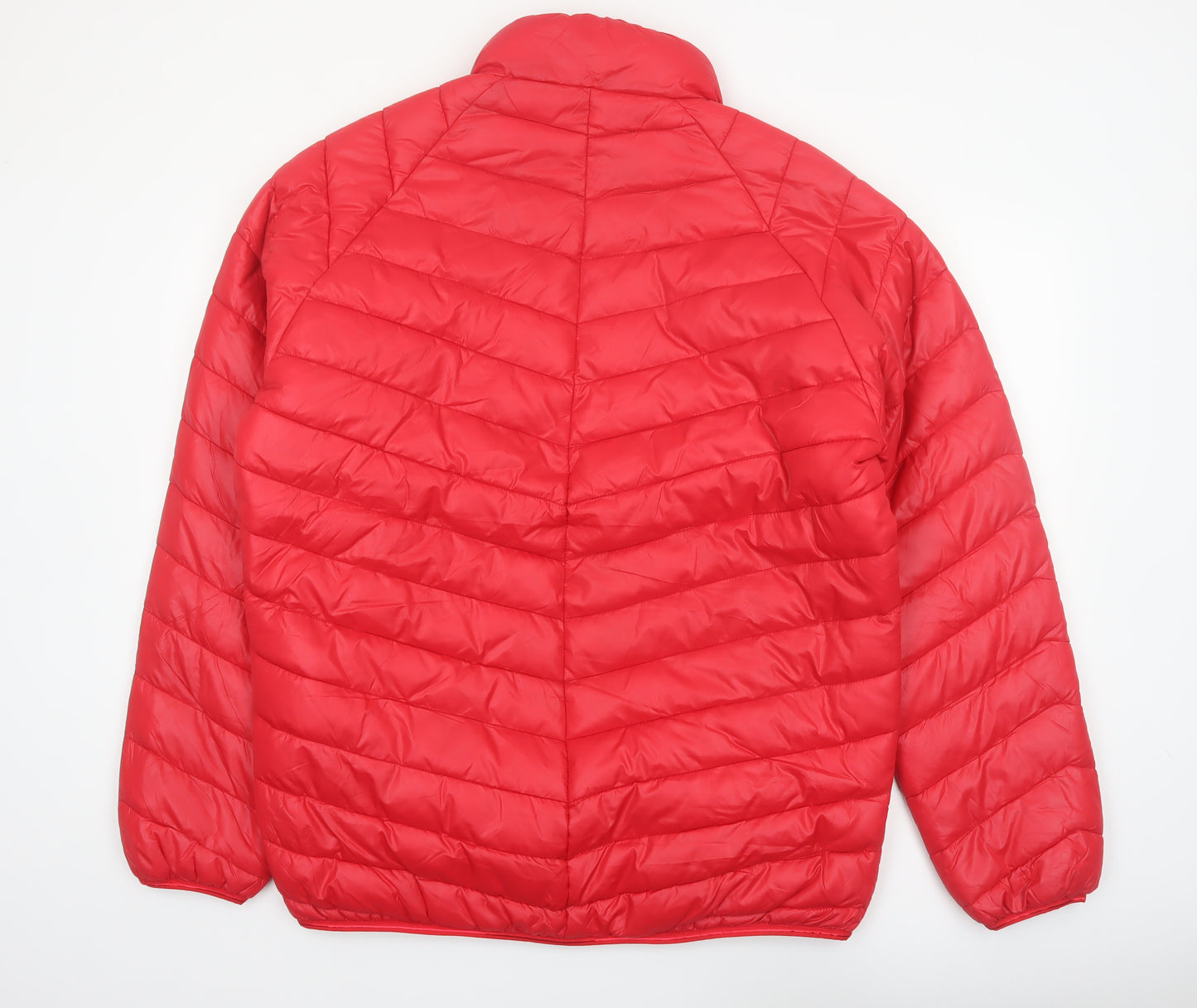 Clique Men's Red XL Puffer Jacket Lightweight Insulated Winter Coat