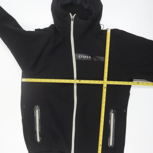 Cross Men's Black XL Soft Shell Hooded Jacket