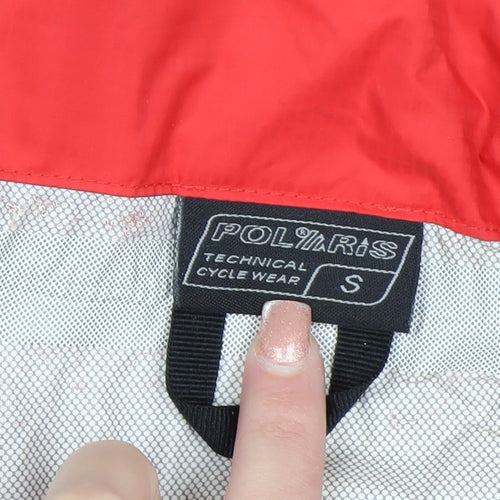 Polaris Men's Red Small Windproof Cycling Jacket Waterproof Lightweight