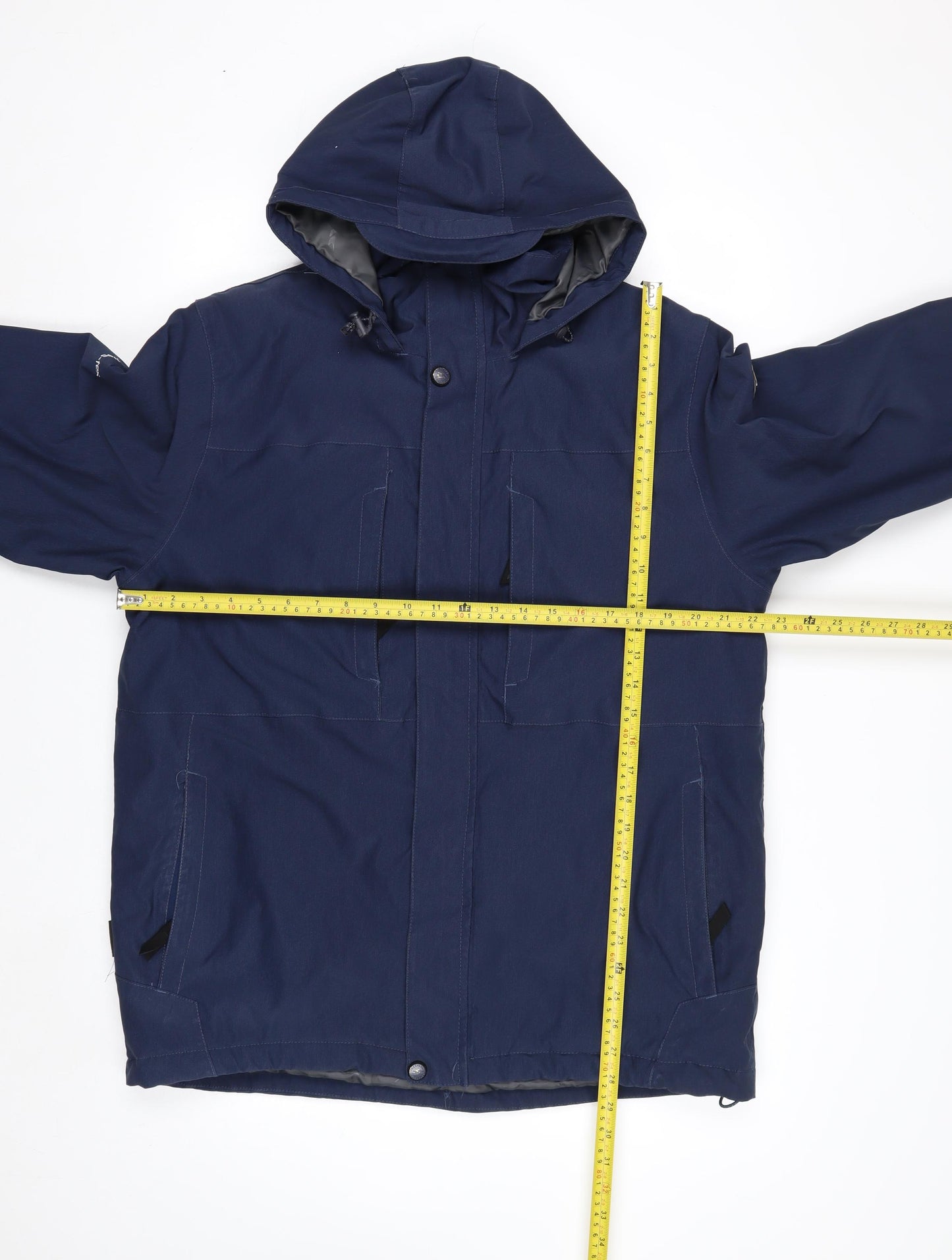 Trespass Mens Blue Waterproof Hooded Parka Jacket L