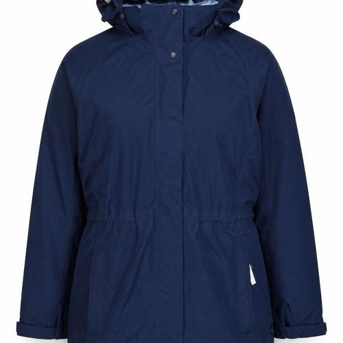 Regatta Women Blue Waterproof Hooded Parka Jacket UK 12
