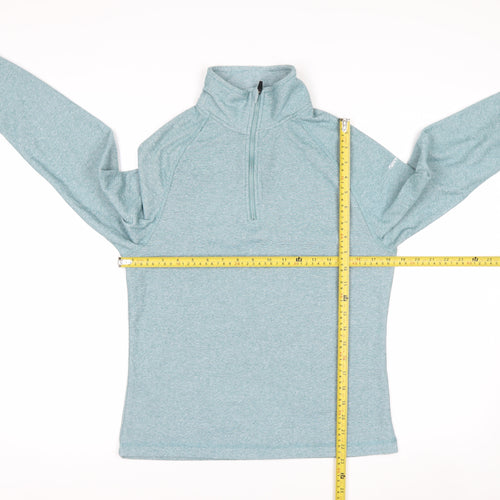 Trespass Women’s Blue 1/2 Zip Pullover Sweatshirt UK 8 XS