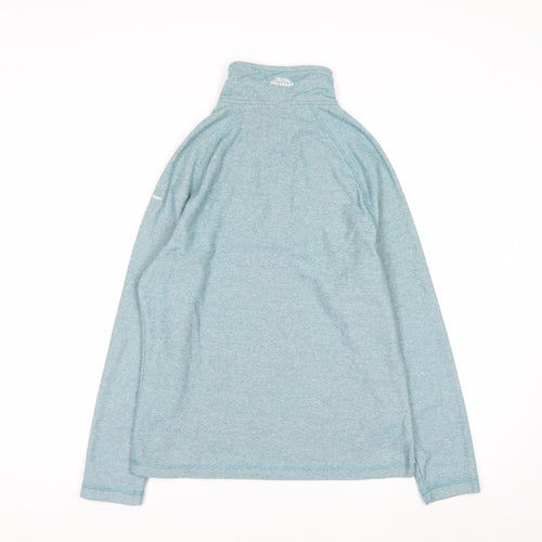 Trespass Women’s Blue 1/2 Zip Pullover Sweatshirt UK 8 XS