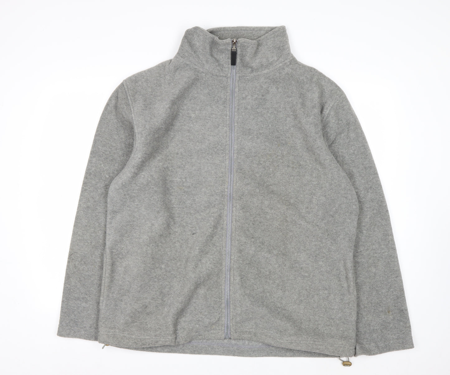Ice Age Men's Grey Full Zip Fleece Sweatshirt Size L