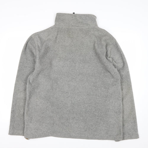 Ice Age Men's Grey Full Zip Fleece Sweatshirt Size L