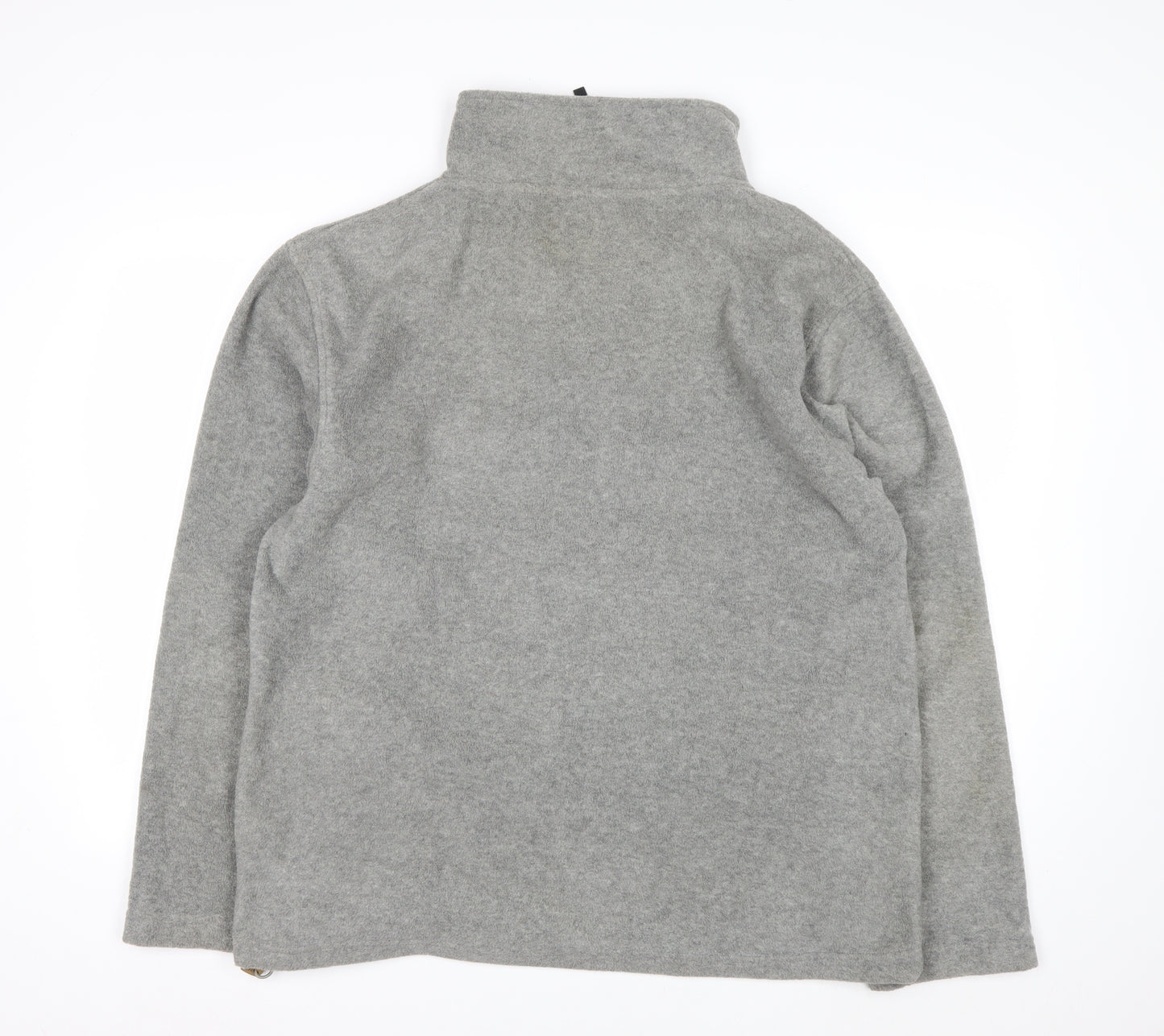 Ice Age Men's Grey Full Zip Fleece Sweatshirt Size L