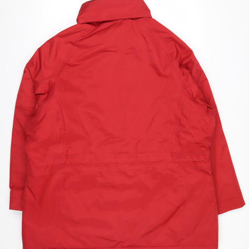 Regatta Women's Red Waterproof Parka Jacket Size 20 Lined Hooded