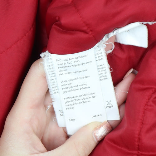Regatta Women's Red Waterproof Parka Jacket Size 20 Lined Hooded